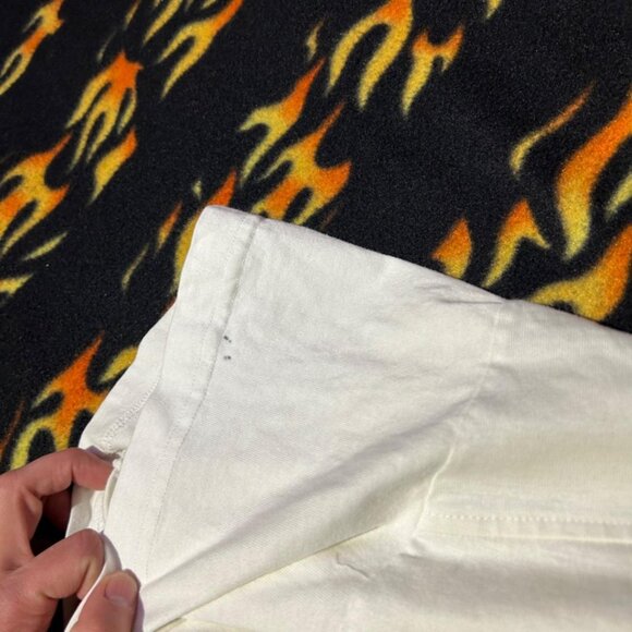 Vintage Hang Ten Regatta Mens Striped TShirt Oversized Small Flags Regatta STAIN - Picture 3 of 8